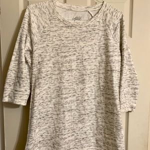SOLD Tunic Sweatshirt Size Medium Heathered Gray
